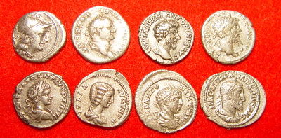 Senovės Romos sidabrinis denaras